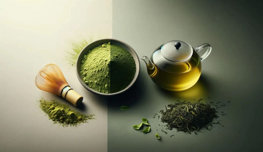 مقایسه ماچا و چای سبز معمولی