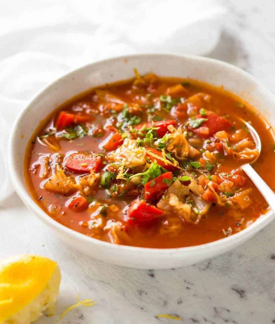 طرز تهیه سوپ کلم و هویج رژیمی _ ایران رژیم طرز تهیه سوپ کلم و هویج رژیمی