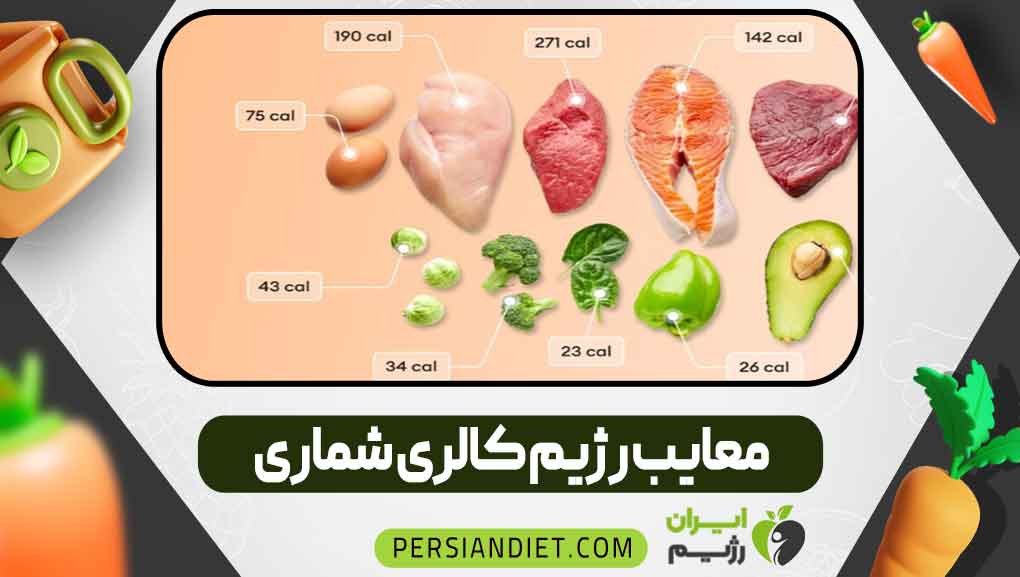 معایب رژیم کالری شماری معایب رژیم کالری شماری