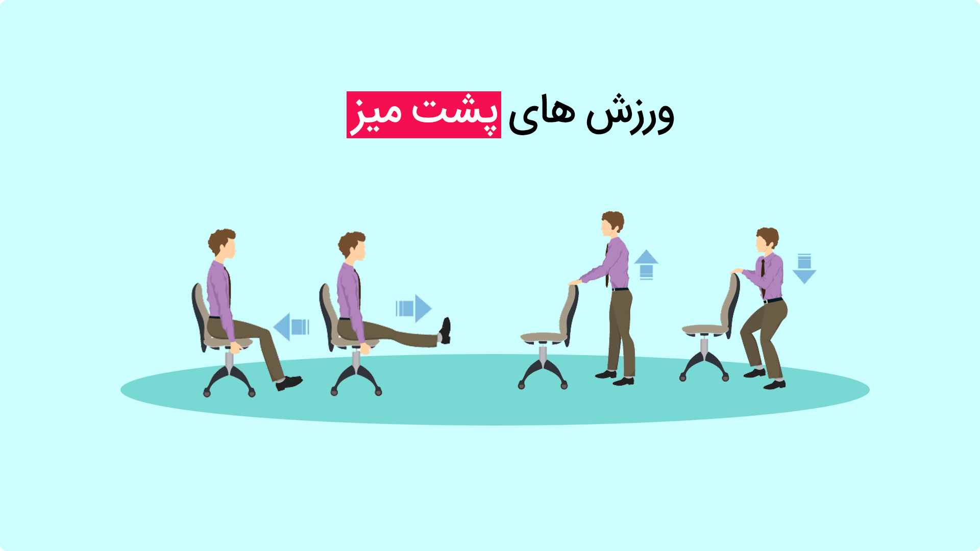 کارمندان پشت میز نشین سراغ چه تمریناتی باید بروند