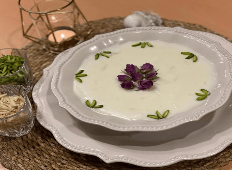 طرز تهیه فرنی با آرد ذرت