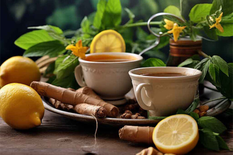 نوشیدنی گیاهی ضدالتهاب برای سرماخوردگی