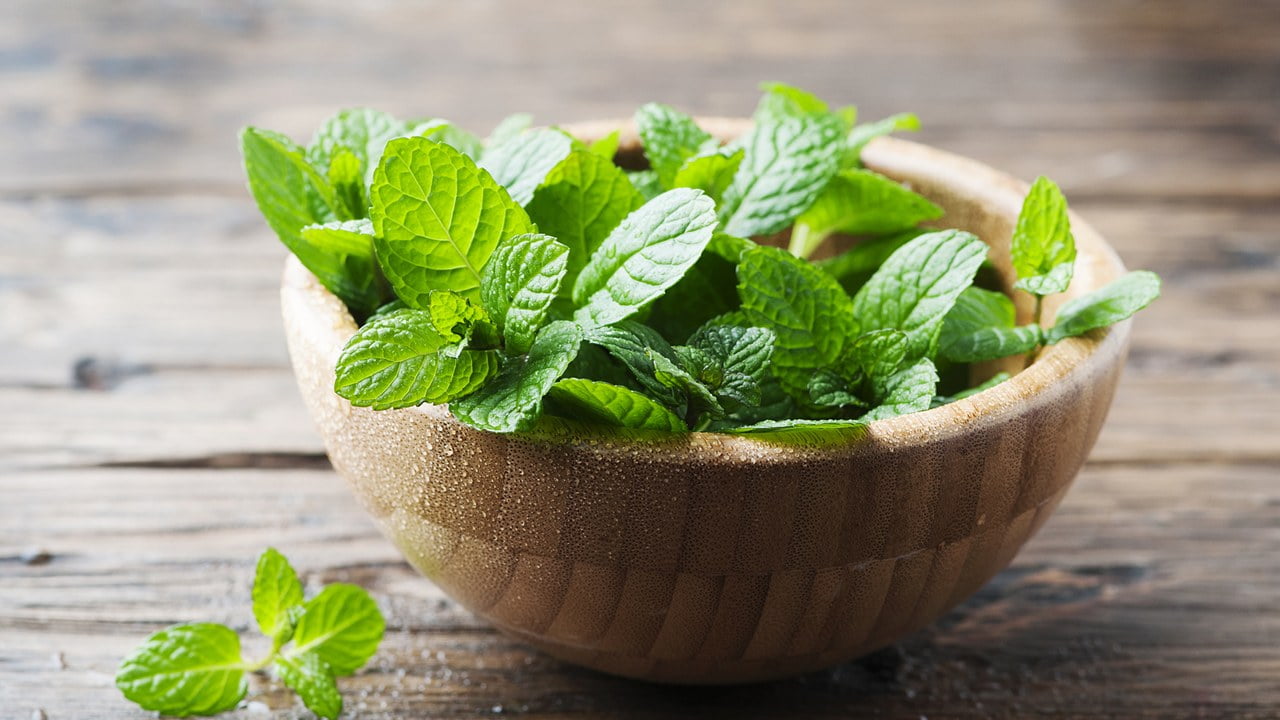 نوشیدنی گیاهی ضدالتهاب با نعناع