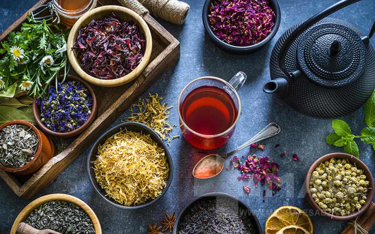 ترکیب دمنوش‌ها با رژیم غذایی کم بلغم
