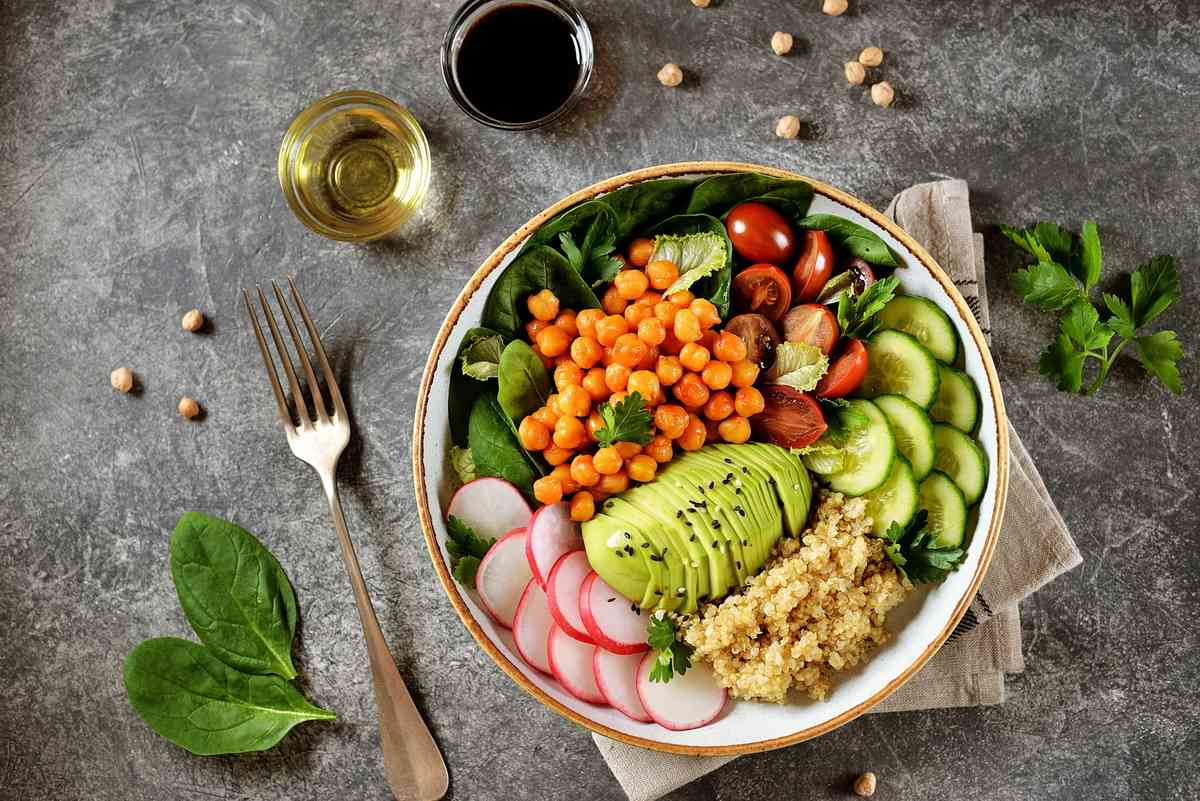 رژیم کاهش وزن گیاه خواری طبع گرم