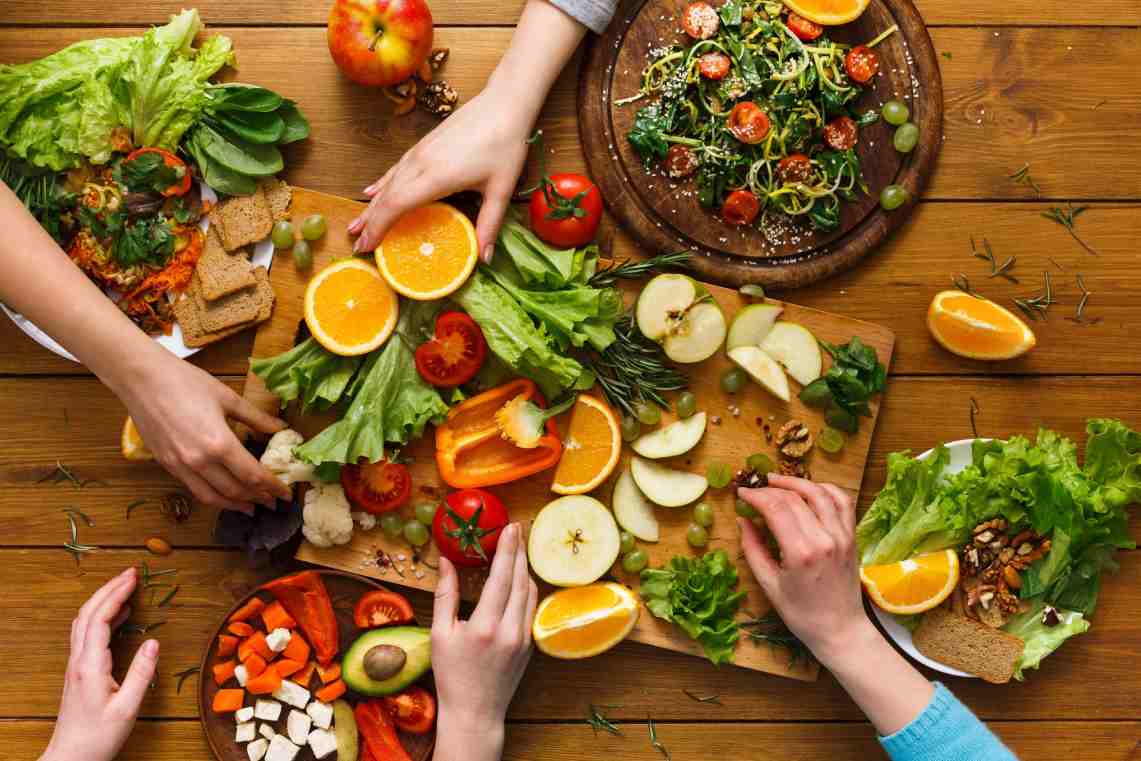 تغذیه گیاه خواری برای طبع گرم و تر