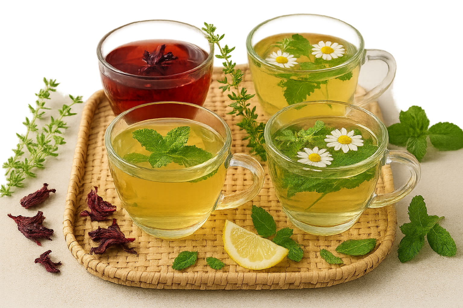 نوشیدنی‌های گیاهی مناسب برای طبع خشک
