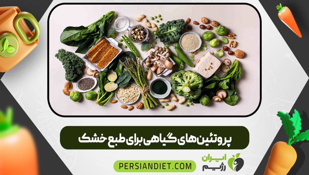 پروتئین‌های گیاهی برای طبع خشک