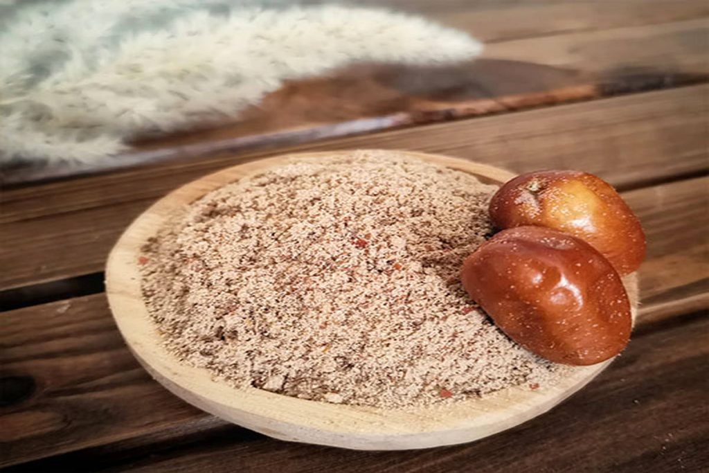 چاقی صورت با پودر سنجد